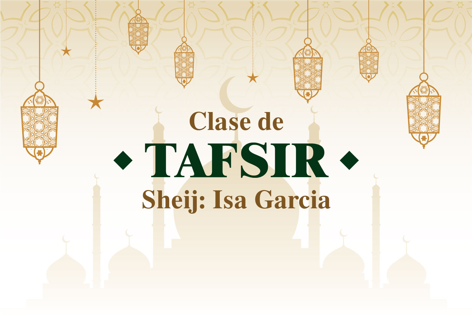 clases virtuales de Tafsir